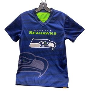 Seattle Seahawks Jersey Youth Extra Large NFL Flag Football Reversible‎